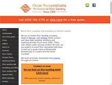 Tablet Screenshot of floor-renovations.co.uk